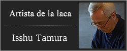 Artista de la laca Isshu Tamura
