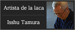 Artista de la laca Isshu Tamura