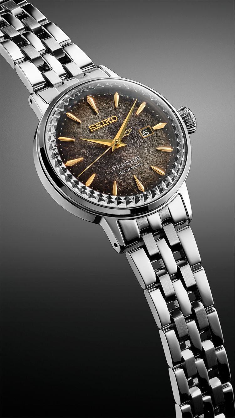 Relógio automático Seiko Presage STAR BAR SRE015J1.