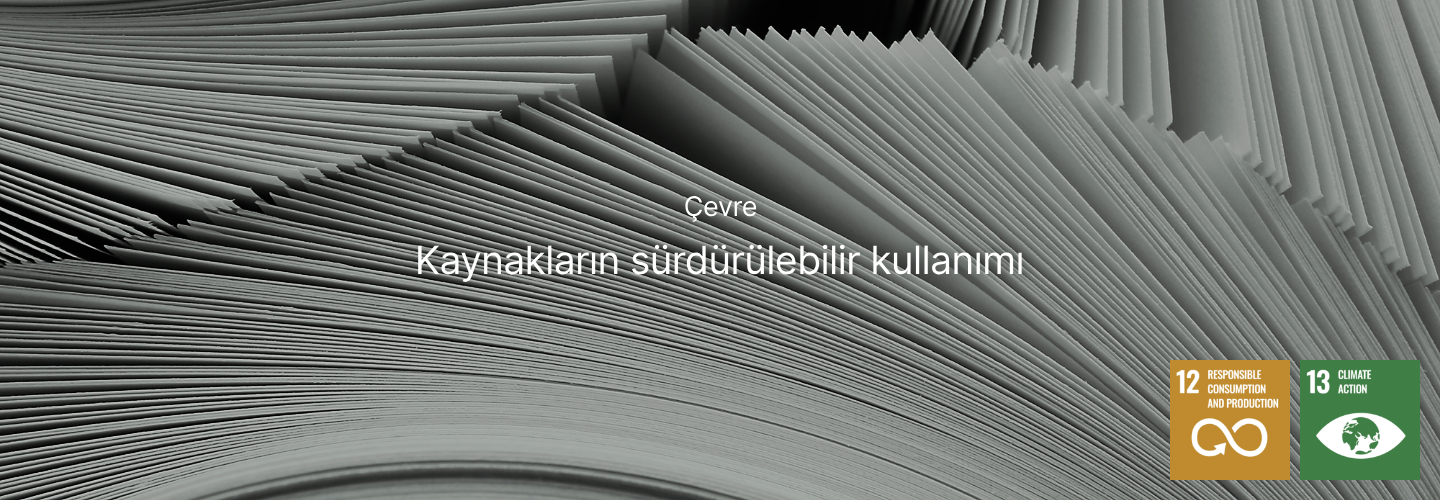 Çevre Kaynakların sürdürülebilir kullanımı