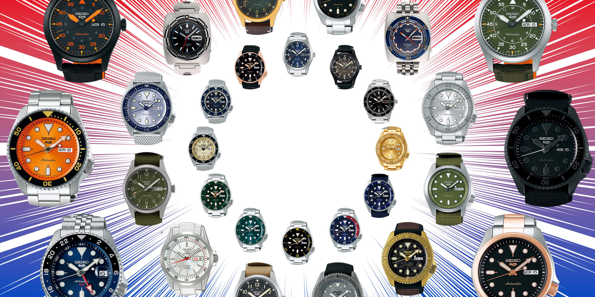 Trang web đặc biệt kỷ niệm 55 năm Seiko 5 Sports